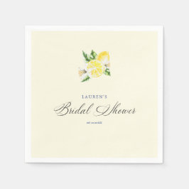 Lemon Mediterranean möhippa italian Pappersservett