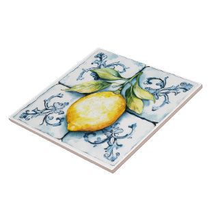 Lemon Mediterranean Tiles Kakelplatta