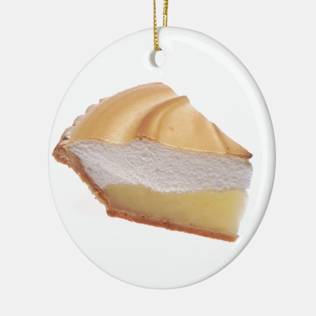 Lemon Meringue Paj Julgransprydnad Keramik (Vänster)