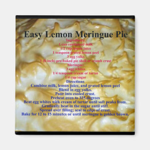 Lemon Meringue Paj Recipe Magnet