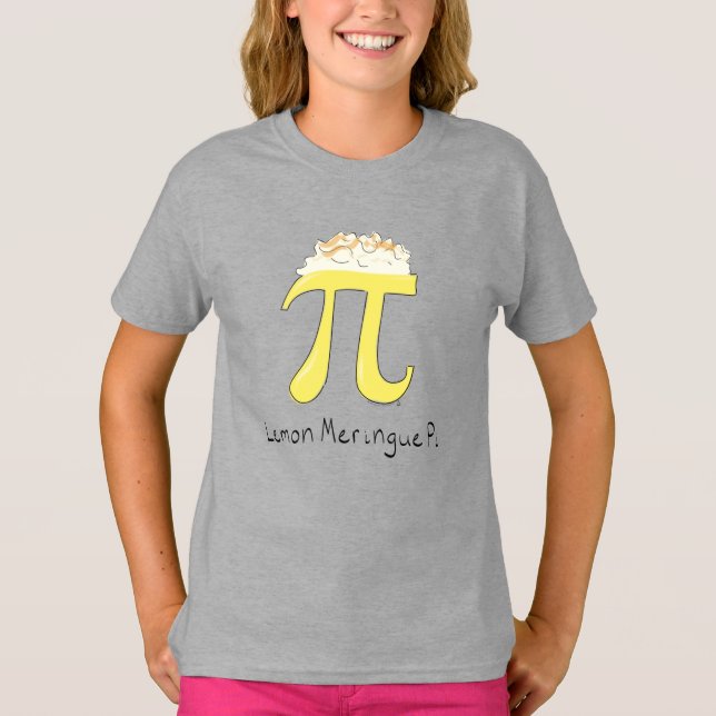 Lemon Meringue Pi Cute Math Barn Girl Girl's T-Shi T Shirt (Framsida)