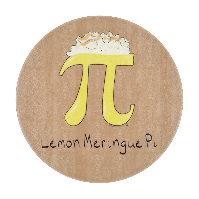 Lemon Meringue Pi Day Cute Math Paj (Framsidan)