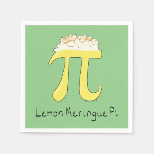 Lemon Meringue Pi Symbol Math Teacher Cute Pappersservett