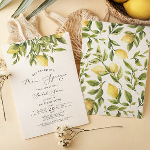 Lemon Möhippa amalfi (Gult) Inbjudningar