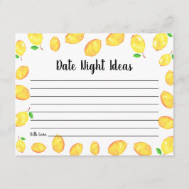 Lemon Möhippa Datum NattIdéer Tilläggskort