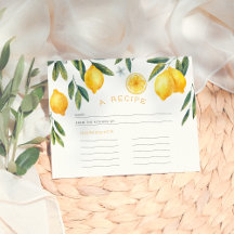 Lemon-Möhippa för huvudkort för kortsökning