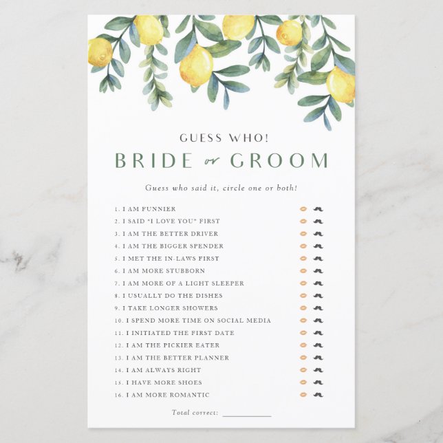 Lemon Möhippa Game (Framsida)