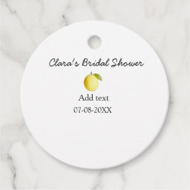 Lemon möhippa modern, enkel, minimal rustik b gåvor etiketter