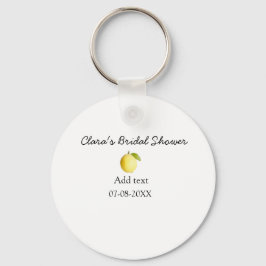 Lemon möhippa modern, enkel, minimal rustik b nyckelring