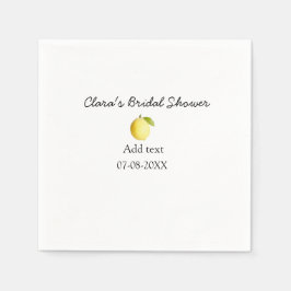 Lemon möhippa modern, enkel, minimal rustik b pappersservett