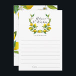 Lemon Möhippa-råd och önskemål-kort Rådkort<br><div class="desc">Lemon Möhippa-råd och önskemål-kort</div>