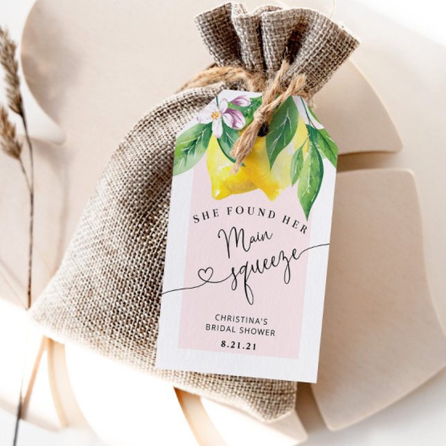 Lemon möhippa tack märkre presentetikett (Skapare uppladdad)