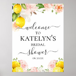 Lemon Möhippas välkomsttecken Poster