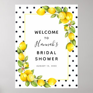Lemon Möhippas välkomsttecken Poster