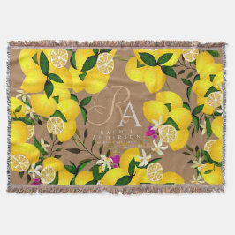 Lemon Monogram Brown Filt