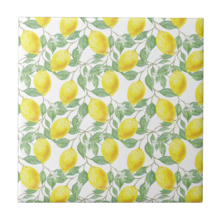 Lemon Mönster Kakelplatta
