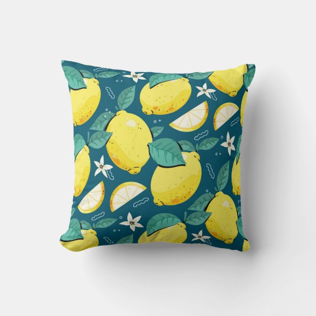 Lemon Mönster Kudde (Framsida)