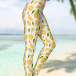 Lemon Mönster Leggings<br><div class="desc">Leggingar med ett segment,  ett halvsegment och hela citron mönster,  för citrus älskare: perfekt till din flickvän eller till bära under sport- eller yoga-sessioner!</div>