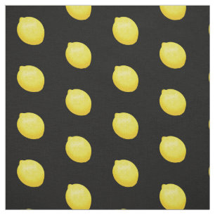 Lemon Mönster Tyg