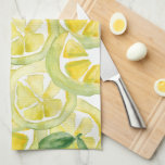 Lemon mönster, vattenfärgmålning kökshandduk<br><div class="desc">Lägg till färskhet i ditt kök med vår Lemon Mönster Watercolor Painting Kitchen Towel. Den här kökshandduken är försedd med en vacker vattenfärgmålning av citroner, som visar på färg och naturskönhet. Citron mönster ger en glad och livlig atmosfär till köket. Vare sig du torkar eller torkar motkärnorna eller bara visar...</div>