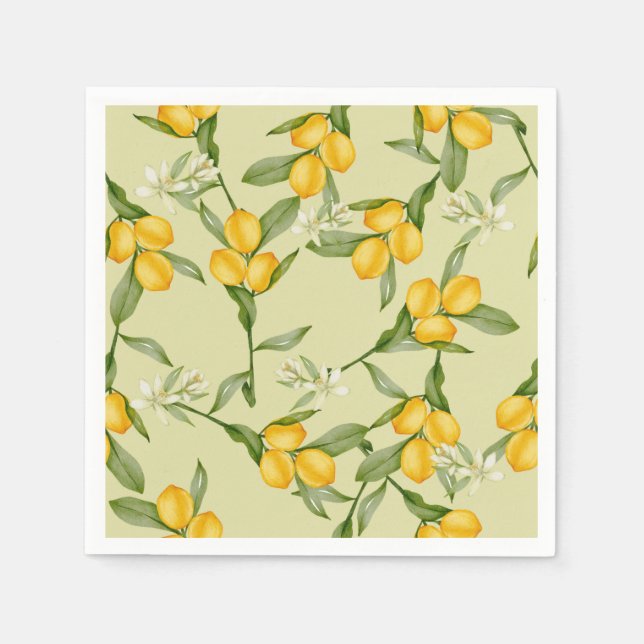 Lemon Napkins Pappersservett (Framsidan)