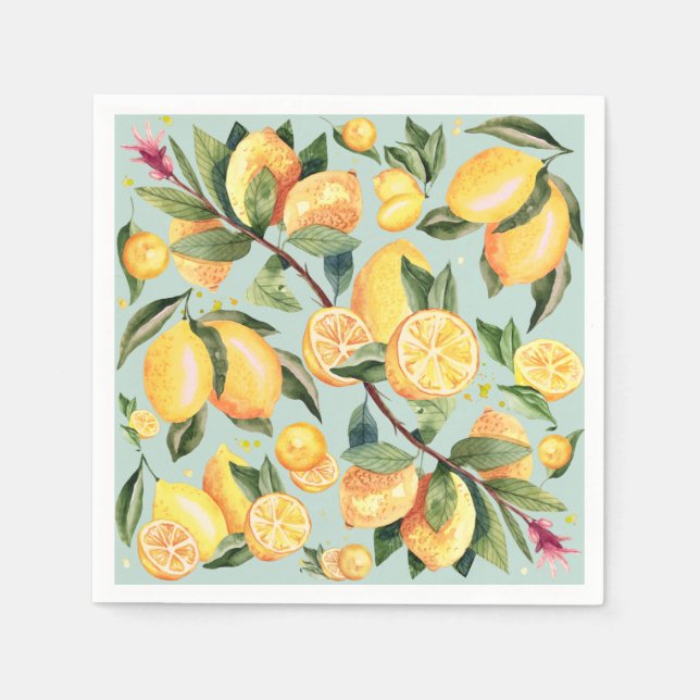 Lemon Napkins Pappersservett (Framsidan)