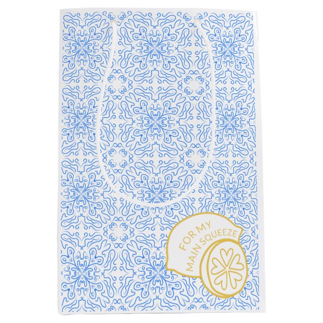 Lemon och Blue Tile Amalfi (Framsidan)