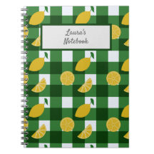 Lemon och grönt gingham