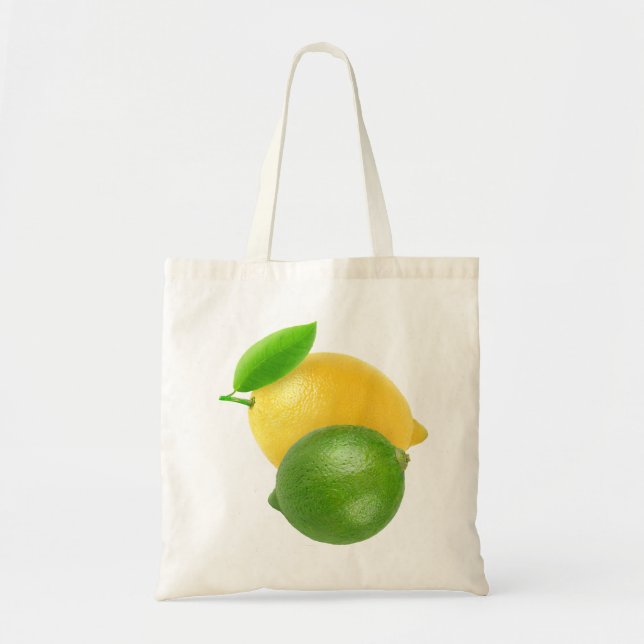 Lemon och kalk tygkasse (Framsidan)