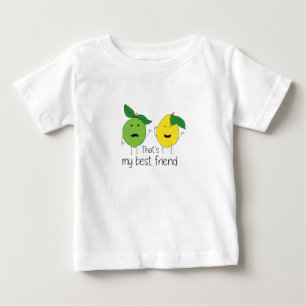 Lemon och Lime Best Friends BFF Lemon Art Besties Tee