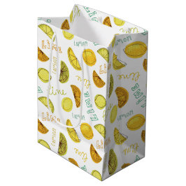 Lemon och Lime Fruit Mönster