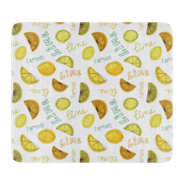 Lemon och Lime Fruit Mönster