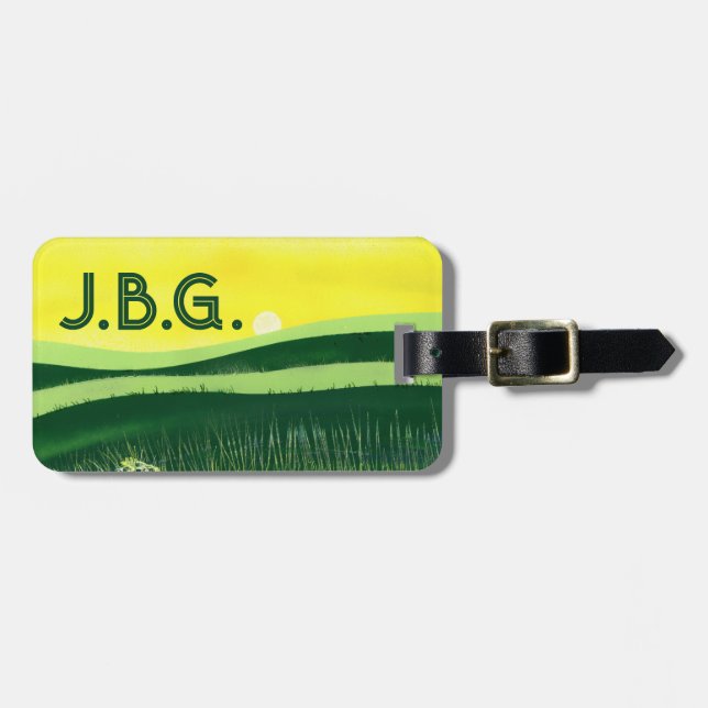 Lemon och Lime Landsbygd Bagagebricka (Horisontell Framsida)