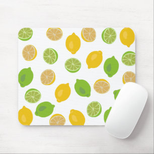 Lemon och Lime Mönster Musmatta