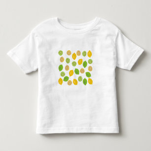 Lemon och Lime Mönster T Shirt