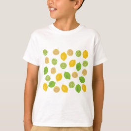 Lemon och Lime Mönster T Shirt