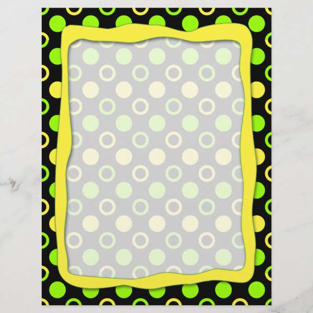Lemon och Lime Ringar och Polka dots av ST-aylor (Framsida)