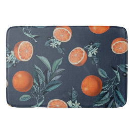 Lemon och Löv Mönster VI Badrumsmatta