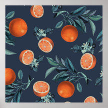 Lemon och Löv Mönster VI