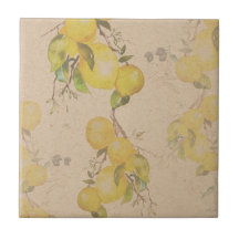Lemon och Olive Ceramic Tile