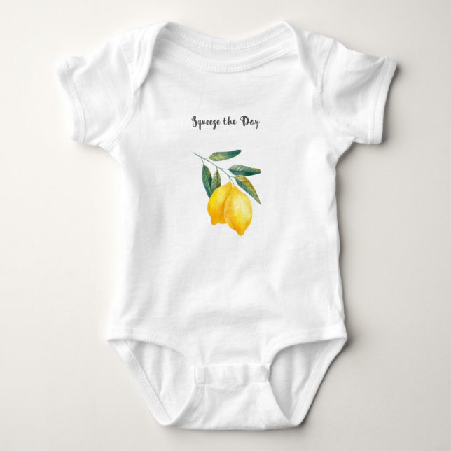 Lemon Onsie, Baby Bodykostym T Shirt (Framsida)