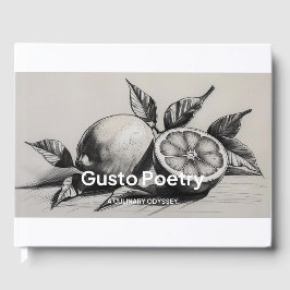 Lemon & Orange Gusto Poetry Gästböcker