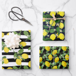 Lemon Pack Wrapping Papper Lakan