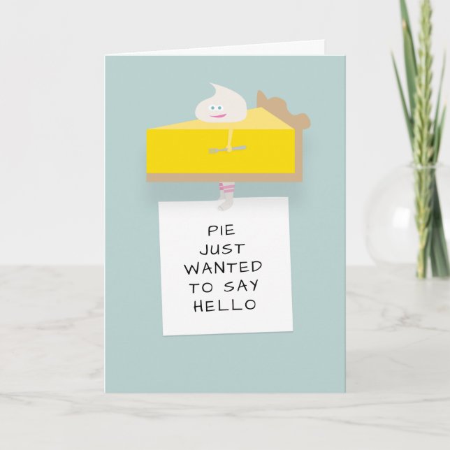 Lemon Paj Hej Kort (Framsida)