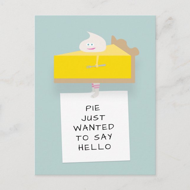 Lemon Paj Hej Vykort (Framsida)