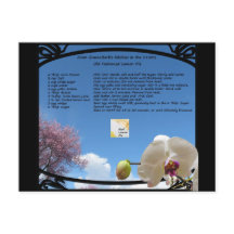 Lemon Paj Receptkort