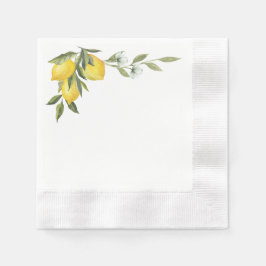 Lemon Paper Napkin Pappersservett