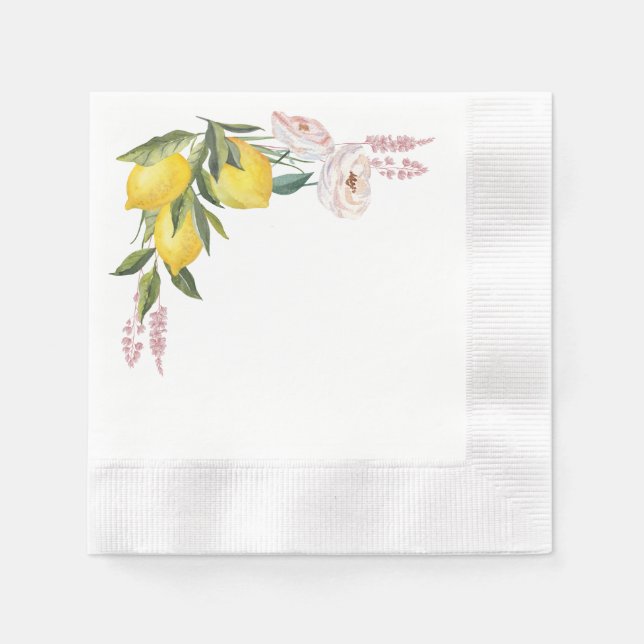 Lemon Paper Napkin Pappersservett (Framsidan)