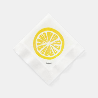 Lemon Papper Cocktail Napkins Pappersservett