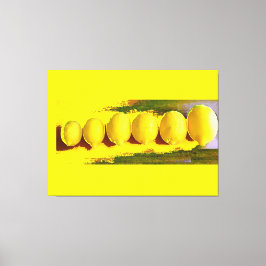 Lemon Parade Abstraction Canvastryck